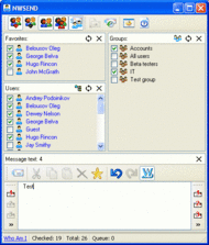 NWSend screenshot